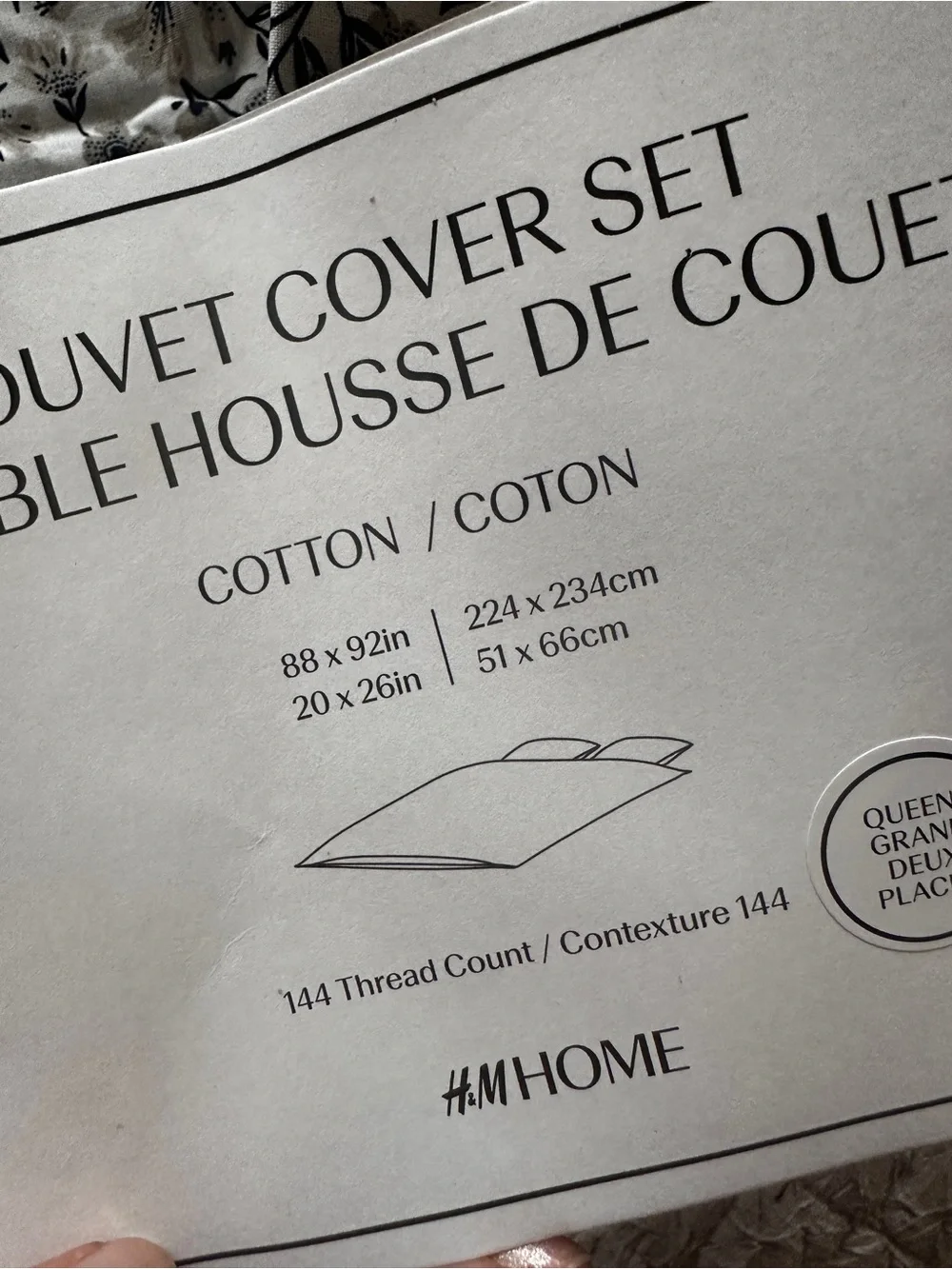 2 brand new pillow cases h&m